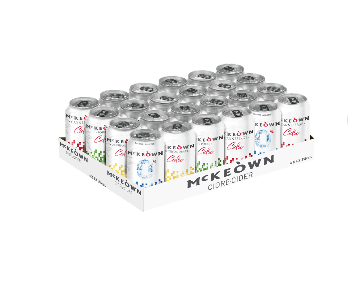 Cidre McKeown Caisse Mixte 24 x 355ml