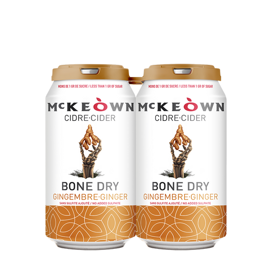 Cidre McKeown Bone Dry Gingembre 24x355 ml