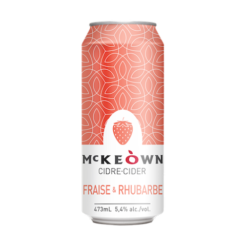 Cidre McKeown Fracas Fraise et Rhubarbe 4x473ml