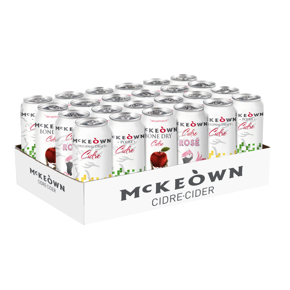 Cidre McKeown Caisse Mixte 24 x 473ml